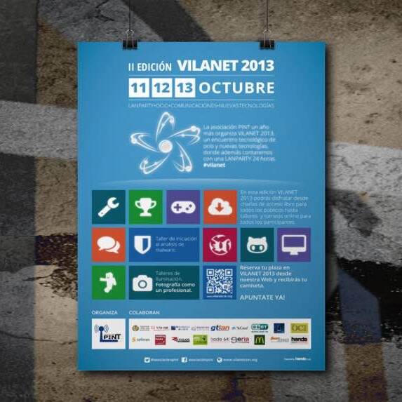 Cartel para Vilanet 2013