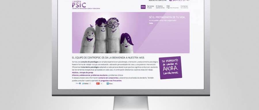 Dise&ntilde;o web para CentroPSIC