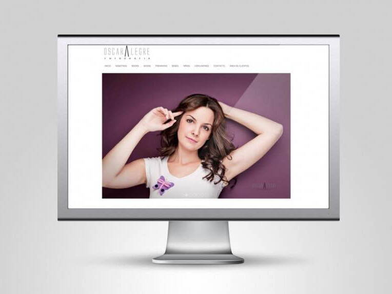 Diseño web para Oscar Alegre Fotografía