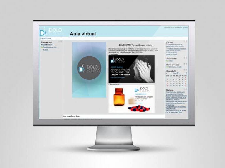 Plataforma de elearning para Doloforma
