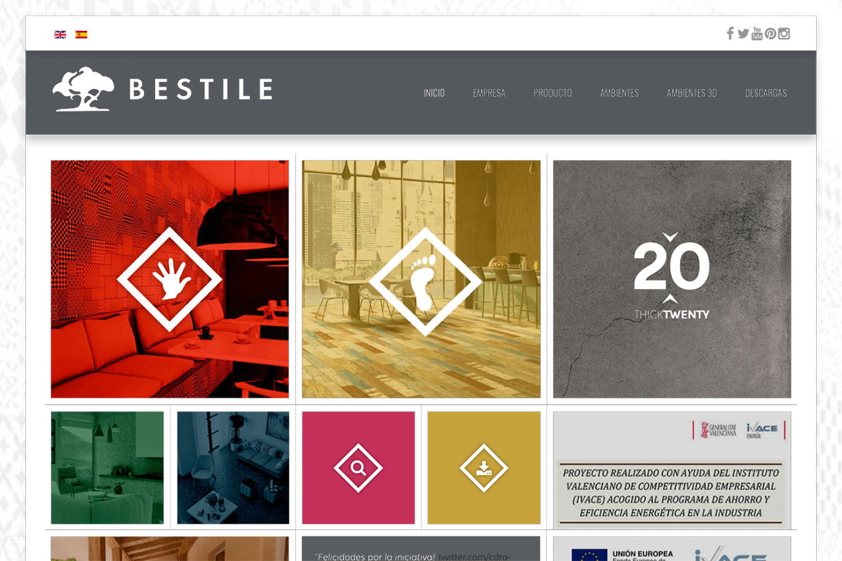 Página web Bestile